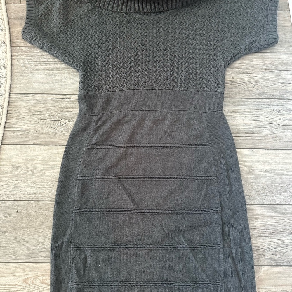 The Limited Gray Cowl Neck Sweater